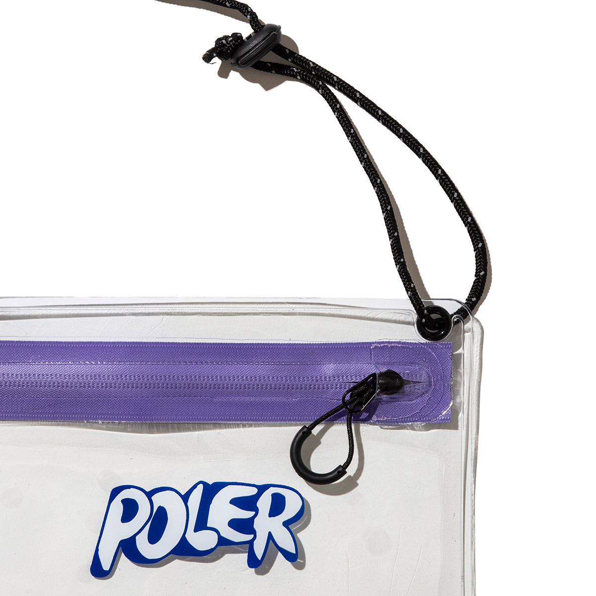 POLER HIGH&DRY PVC CLEAR MOBILE SACOCHE ポーラー ハイ&ドライ PVC クリア モバイル サコッシュ 251MCV0117【メンズ ショルダーバッグ サコッシュ クリア アウトドア 25SS】