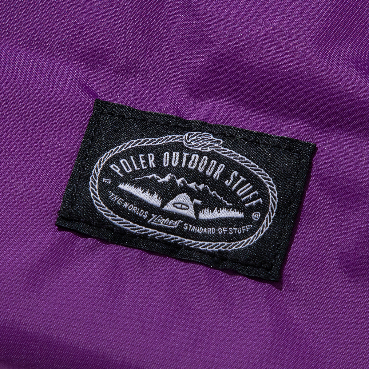 POLER LIGHT STUFF KNAPSACK ポーラー ライトスタッフ ナップザック 251MCV0137【メンズ ナップサック 撥水 シンプル アウトドア 25SS】