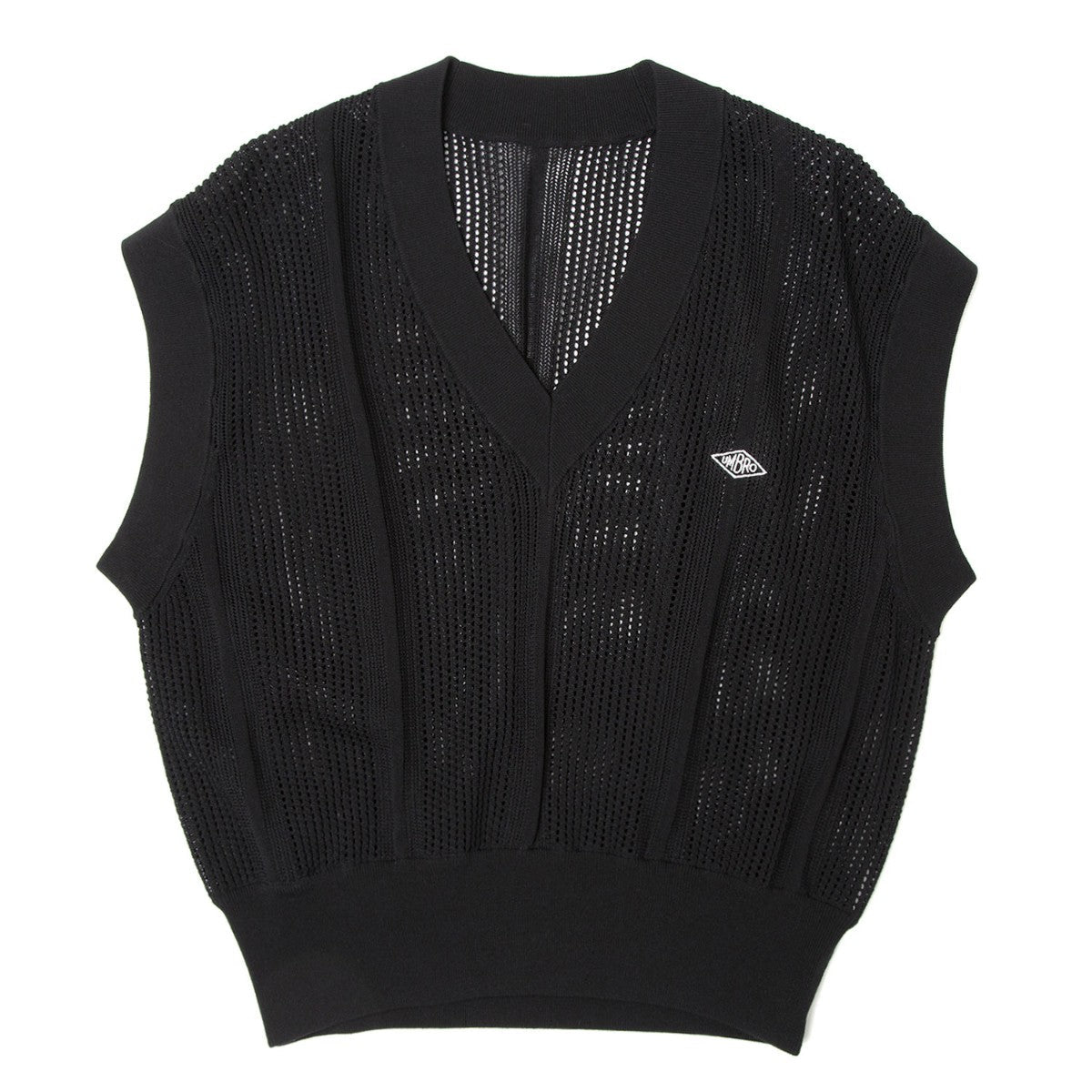 Mesh knit vest
