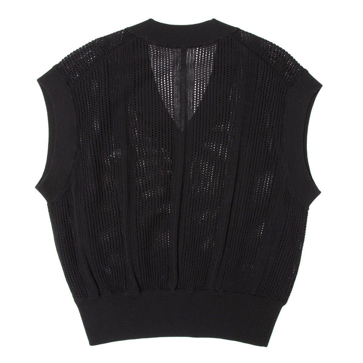 Mesh knit vest