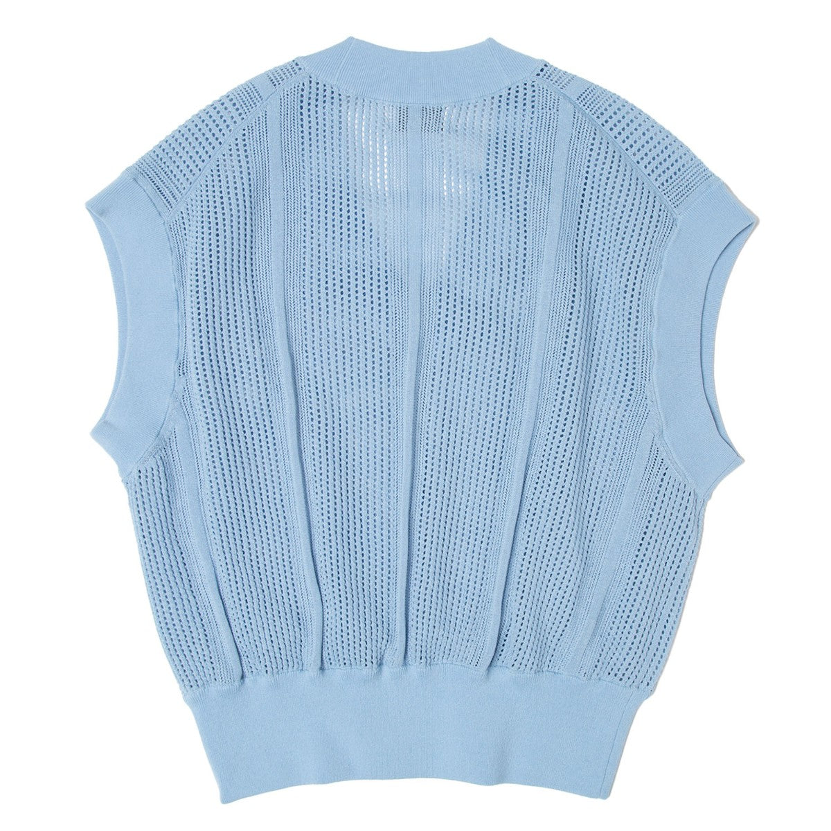 Mesh knit vest