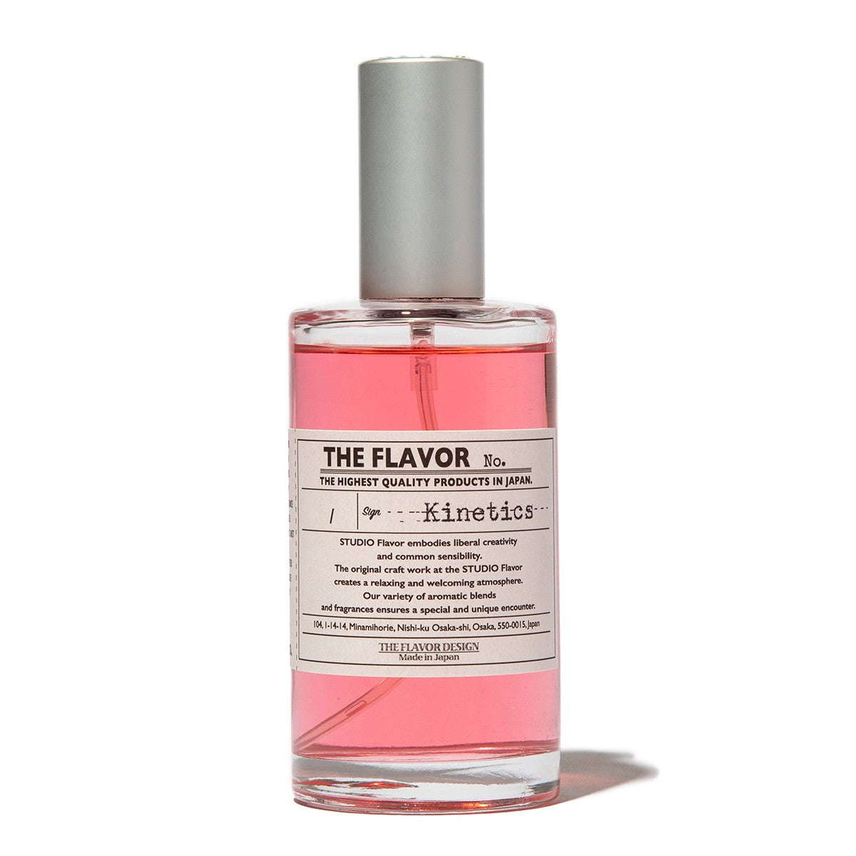 THE FLAVOR DESIGN FABRIC MIST "Kinetics WOMEN" by THE FLAVOR DESIGN ザ フレイバーデザイン ファブリックミスト キネティクス ウィメン バイ ザ フレーバー デザイン FlavorShake-for-Kinetics-WOMEN【レディース 別注 フレグランス 男女兼用 百合の香り 25SS】