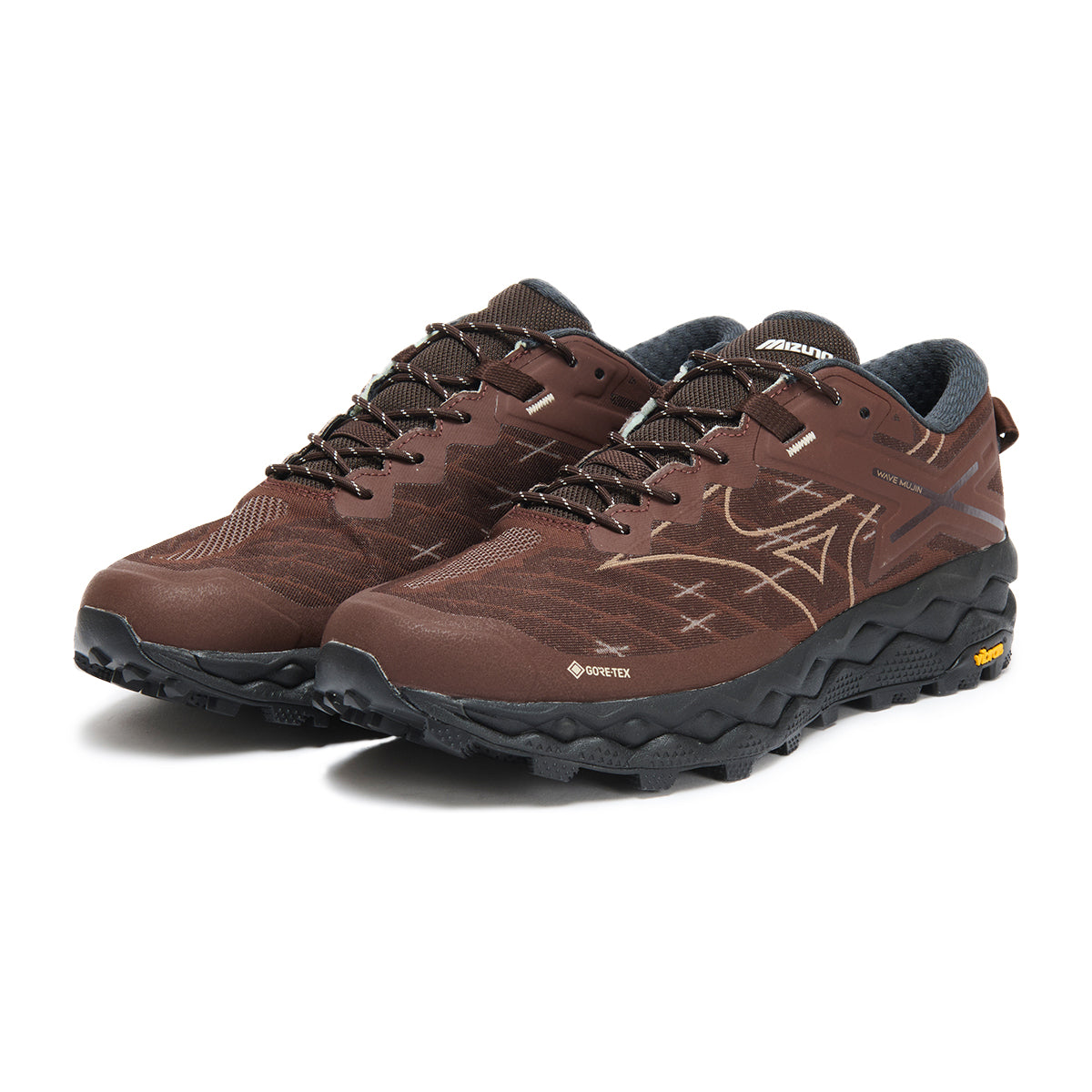 MIZUNO WAVE MUJIN LS GTX ミズノ ウエーブ ムジン LS ゴアテックス D1GA250104【メンズ トレイルシューズ 防水スニーカー クッション性 グリップ力 耐久性 サステナブル 25FW】