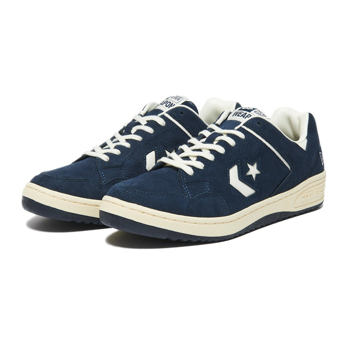 CONVERSE WEAPON SUEDE OX / NE コンバース ウエポン スエード OX / NE 33701950【メンズ スニーカー ローカット バスケットボールシューズ コラボモデル スエードアッパー クラシックデザイン 刺繍ロゴ 25FW】