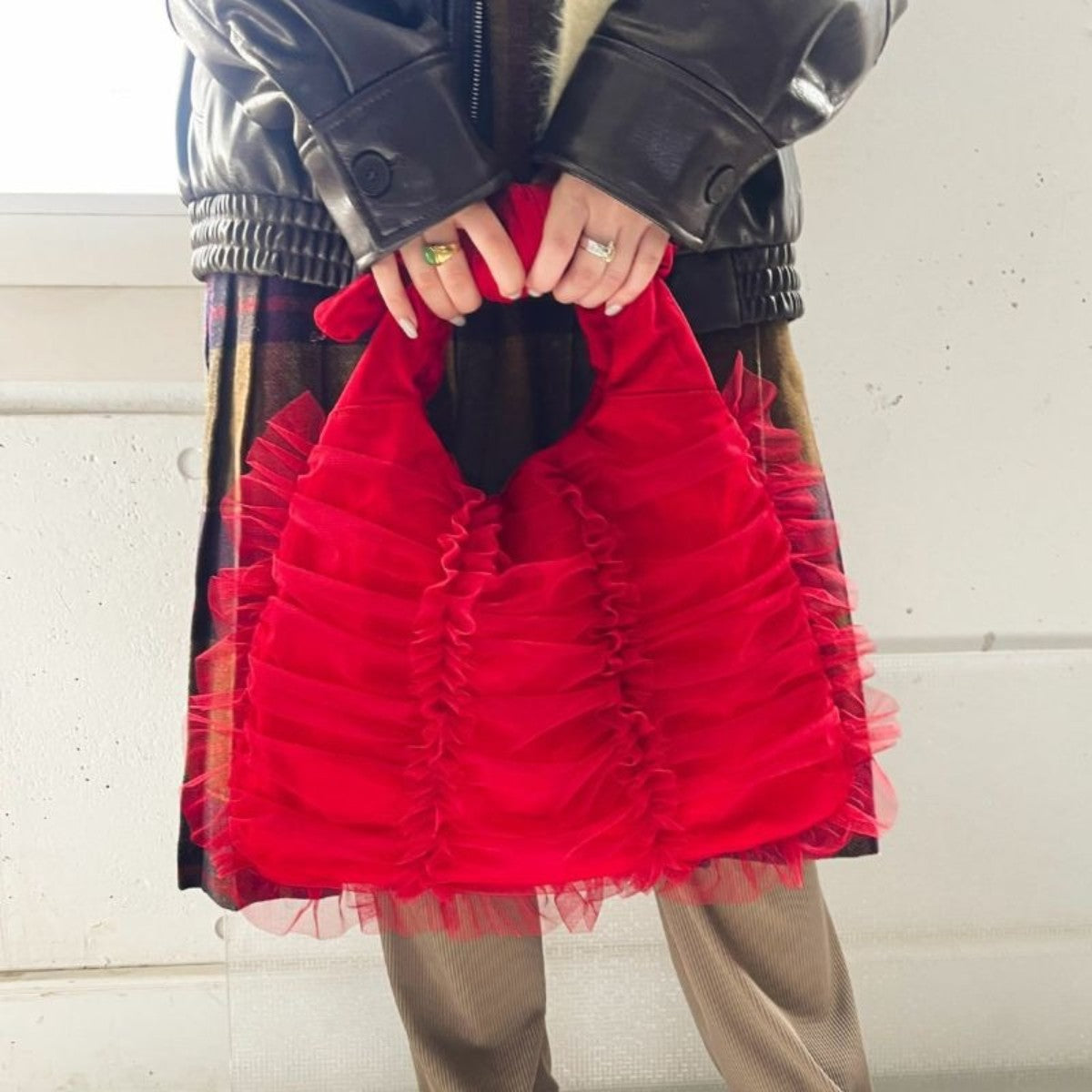 Casselini Wide Tulle Tote キャセリーニ ワイドチュールトート 252-110510【レディース 鞄 トートバッグ 収納 A4 25FW】