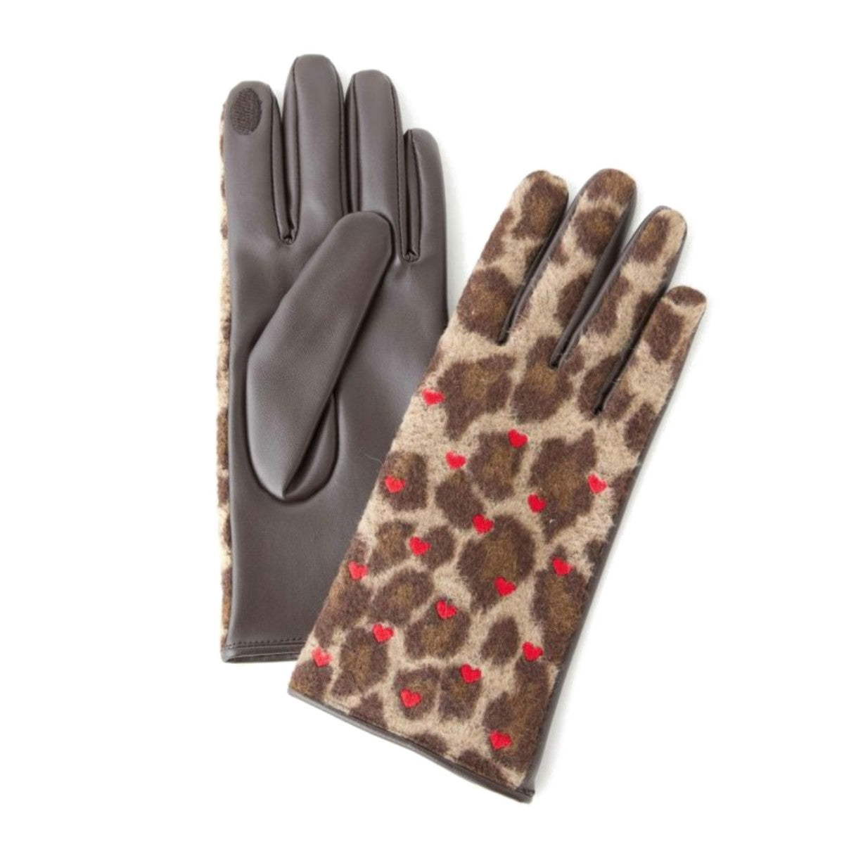 Casselini Embroidered Motif Gloves キャセリーニ モチーフ刺繍手袋 252-112202【レディース 手袋 レディース スマホ対応 防寒 刺繍 秋冬 25FW】