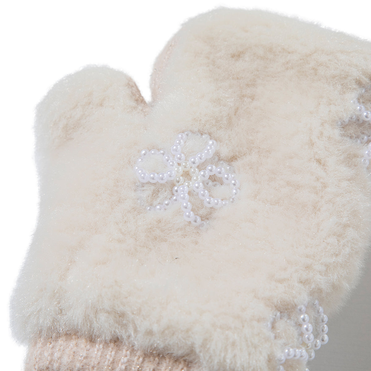 Casselini Flower Motif Gloves キャセリーニ フラワーモチーフグローブ 252-112204【レディース フィンガーレスグローブ 手袋 防寒 スマホ対応 25FW】