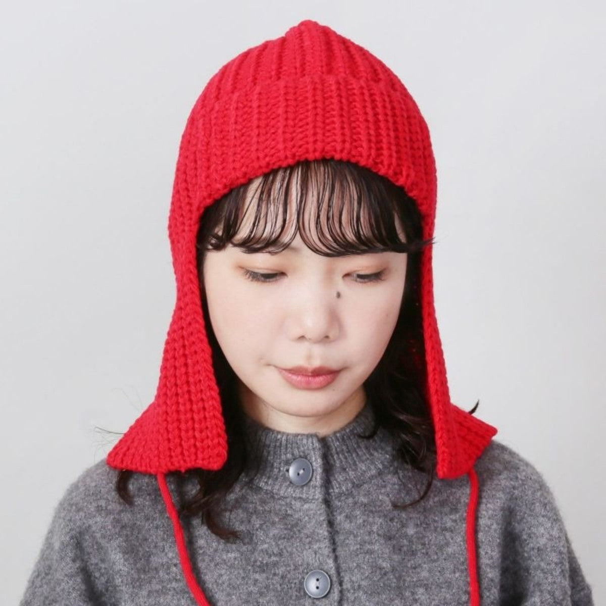 CONTROL FREAK BALACLAVA KNIT CAP コントロールフリーク バラクラバニットキャップ 232-120722【レディース ニットキャップ バラクラバ フライトキャップ 防寒 冬小物 ユニセックス 25FW】
