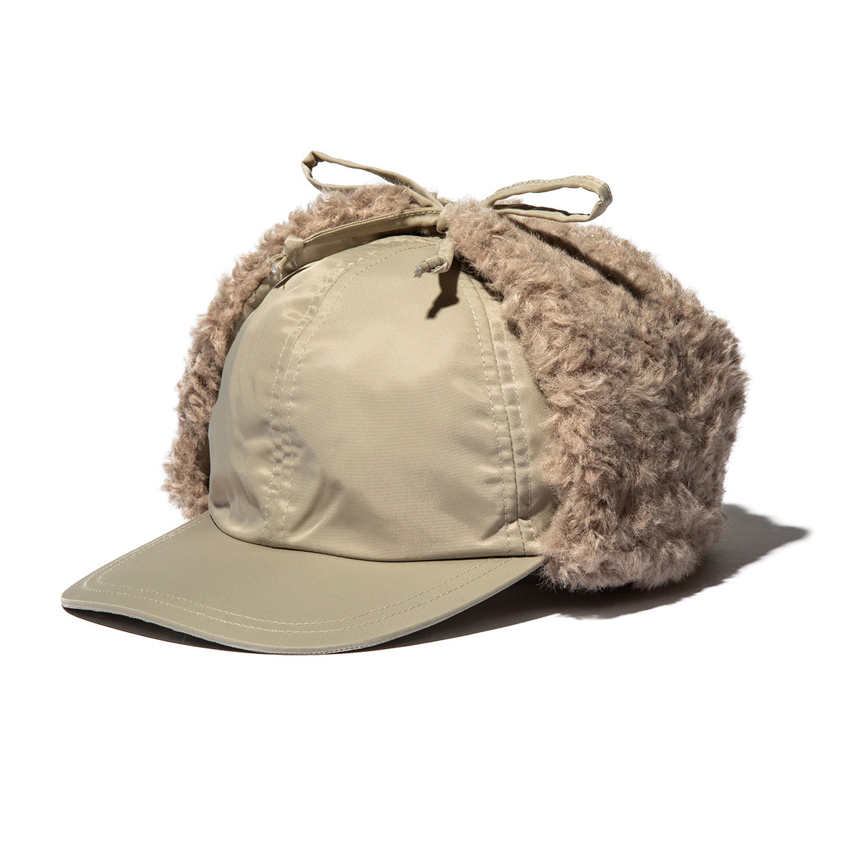 CONTROL FREAK EAR COVER NYLON CAP コントロールフリーク イヤーカバーナイロンキャップ 252-122704【レディース ナイロン素材 フェイクボア 2WAY 異素材 25FW】