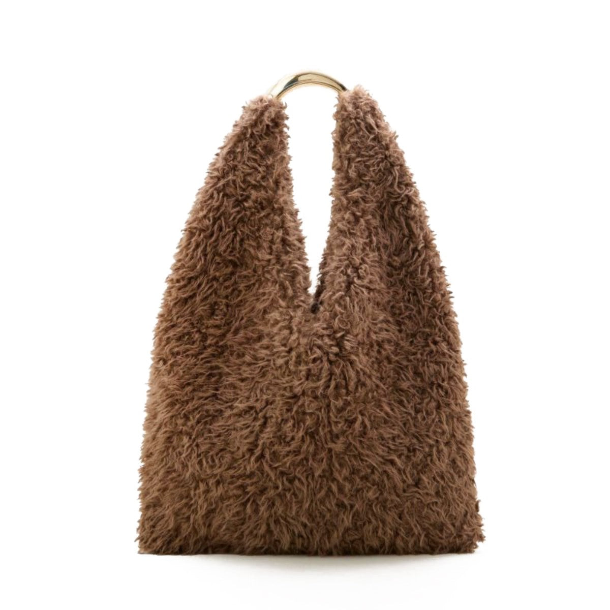 LE VERNIS Sculpture Mou Azuma ル・ベルニ スカルプチャー ムー アズマ 252-212520【レディース バッグ トート ファー 大容量 ハンドバッグ 秋冬 レディース 25FW】