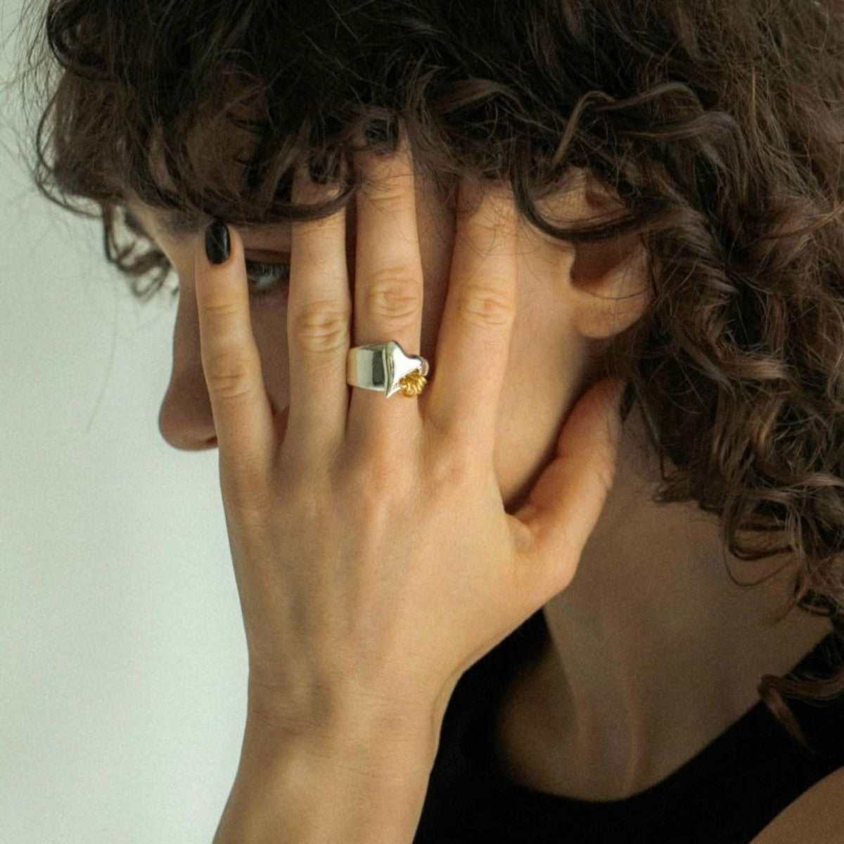 LAPUIS Coil heart ring ラピュイ コイル ハート リング 233-220103【レディース 指輪 リング ハート 25FW】