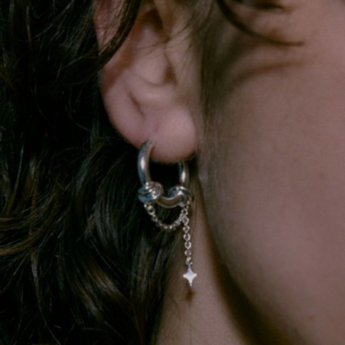 LAPUIS Ornament pierced earrings ラピュイ オーナメント ピアス イヤリング 252-220102【レディース ピアス イヤリング ハート 25FW】