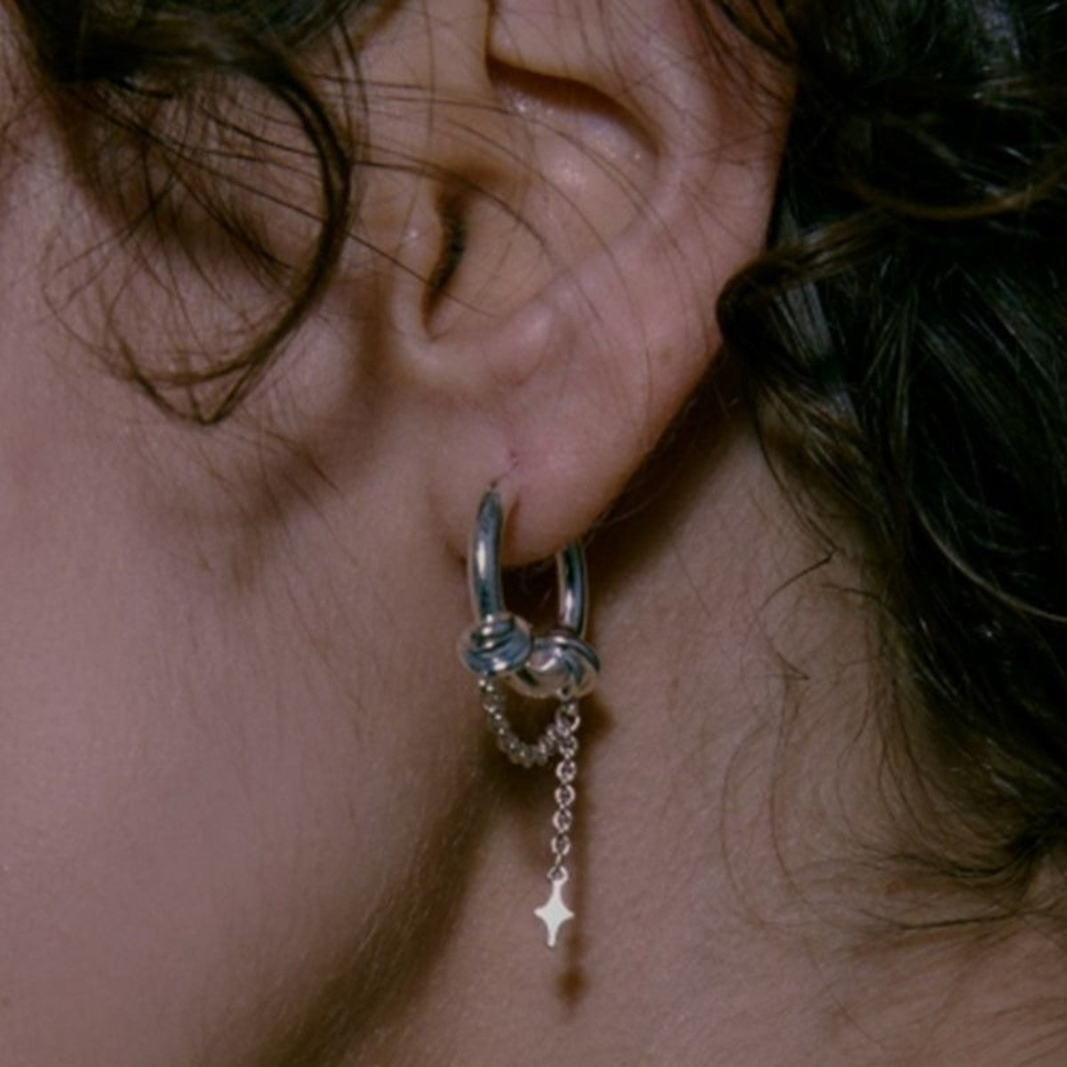 LAPUIS Ornament pierced earrings ラピュイ オーナメント ピアス イヤリング 252-220102【レディース ピアス イヤリング ハート 25FW】