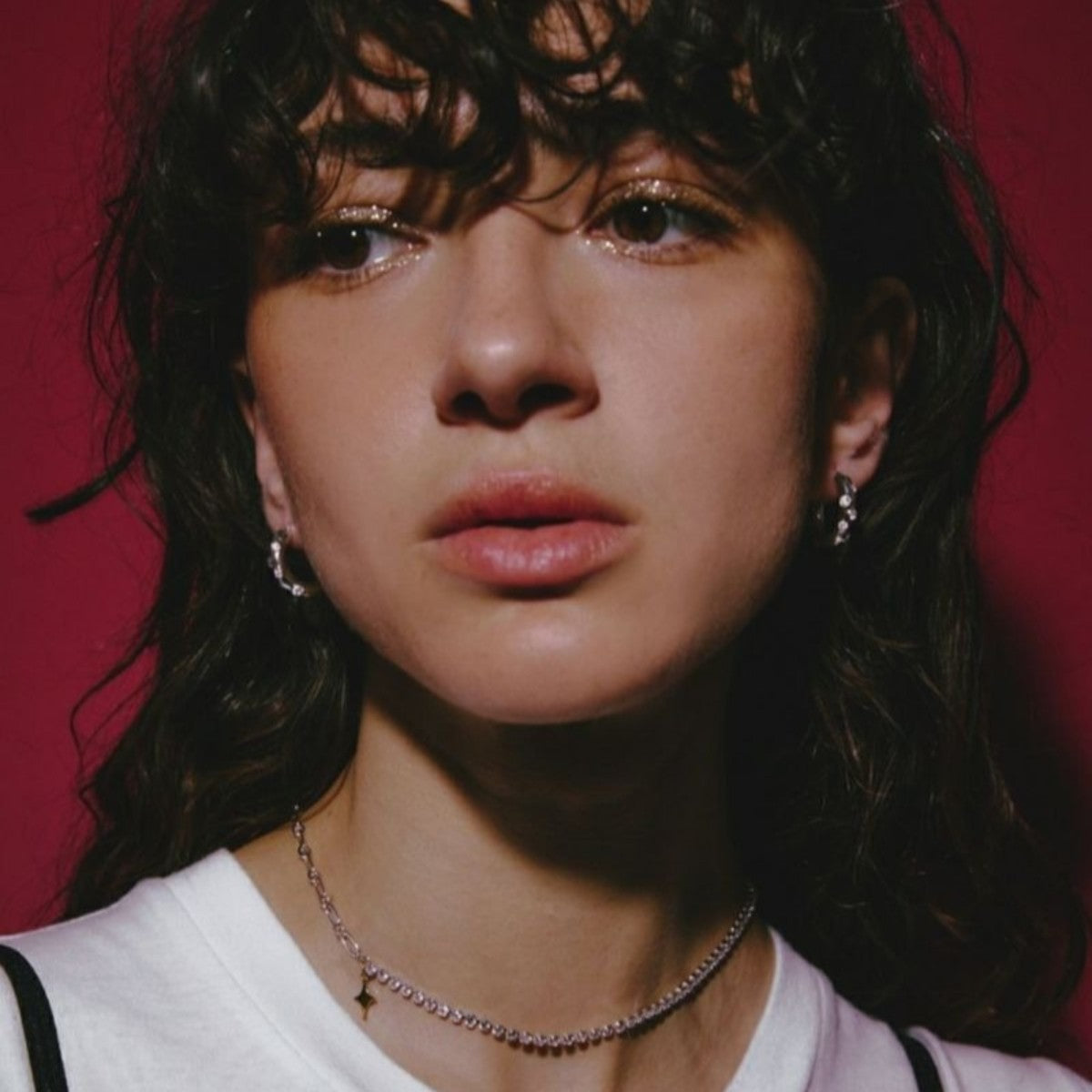 LAPUIS Garden hoop pierced earrings ラピュイ ガーデン フープ ピアス イヤリング 252-220110【レディース ピアス イヤリング ジルコニア 25FW】