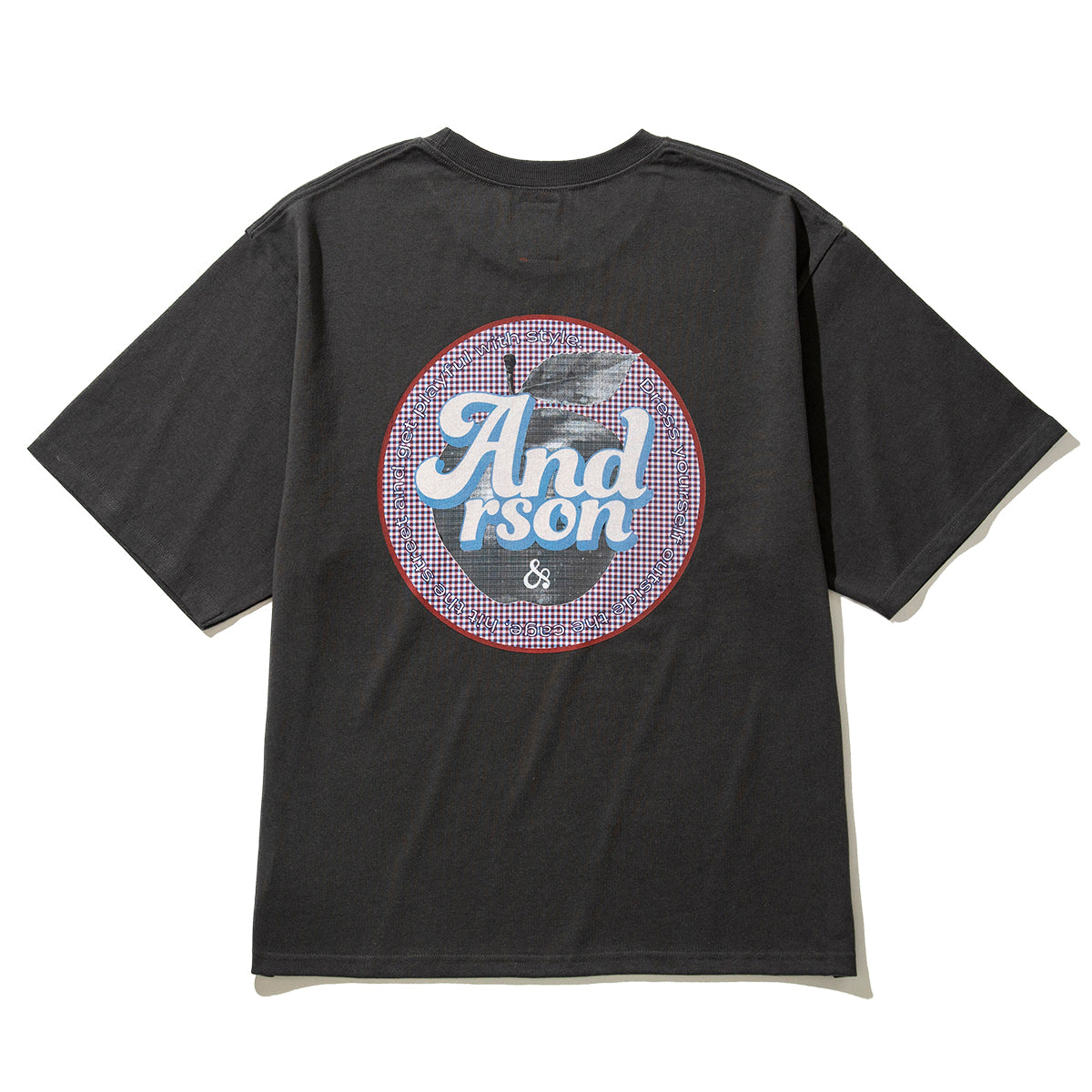 &RSON VACATION APPLE T-SHIRT アンダーソン バケーション アップルTシャツ 2505-AND-CTS0007【メンズ レディース 半袖 レトロポップ ユニセックス 25SS】