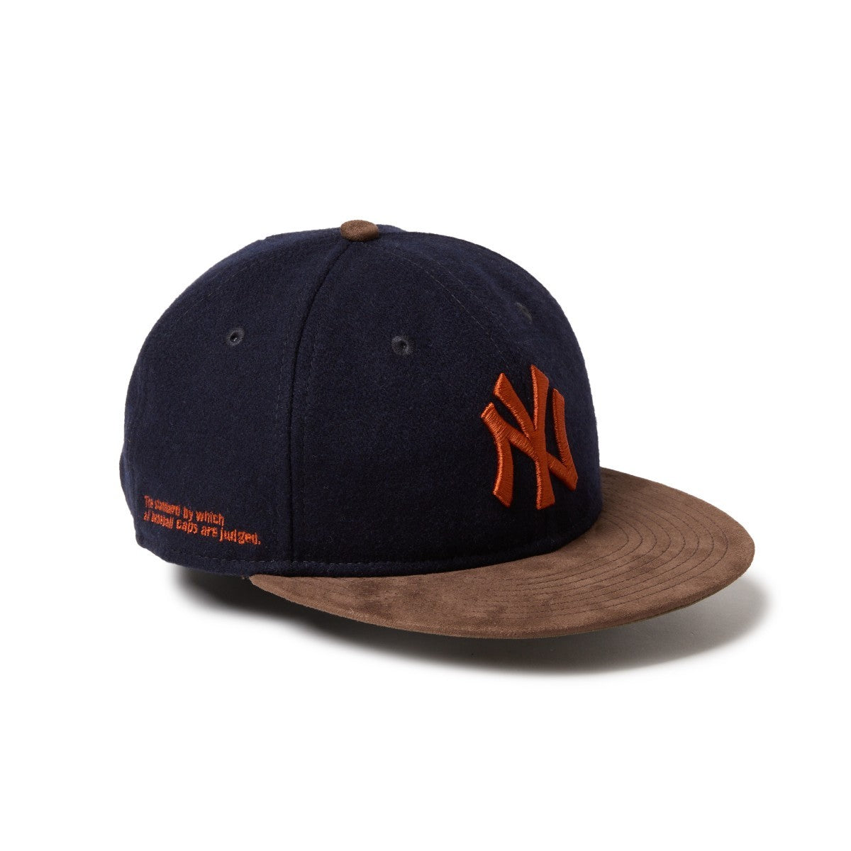 NEW ERA NEW YORK YANKEES SUEDE VISOR RETRO CROWN 9FIFTY ニューエラ ニューヨーク・ヤンキース スエード バイザー レトロクラウン 950 14667631【メンズ 帽子 キャップ 球団 ストラップ 25FW】