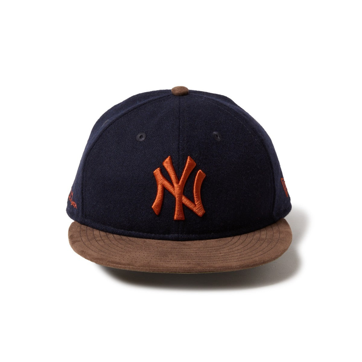 NEW ERA NEW YORK YANKEES SUEDE VISOR RETRO CROWN 9FIFTY ニューエラ ニューヨーク・ヤンキース スエード バイザー レトロクラウン 950 14667631【メンズ 帽子 キャップ 球団 ストラップ 25FW】