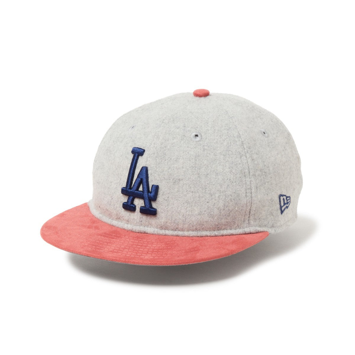 NEW ERA LOS ANGELES DODGERS SUEDE VISOR RETRO CROWN 9FIFTY ニューエラ ロサンゼルス・ドジャース スエード バイザー レトロクラウン 950 14667632【メンズ 帽子 キャップ 球団 ストラップ 25FW】