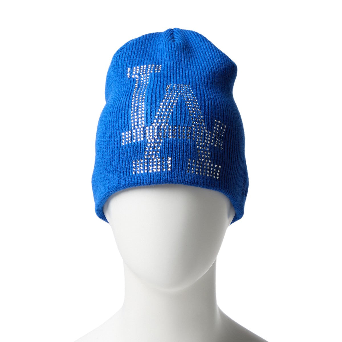 NEW ERA LOS ANGELES DODGERS RHINESTONE BASIC BEANIE ニューエラ ロサンゼルス・ドジャース ラインストーン ベーシックビーニー 14670027【メンズ MLB ロゴ ラインストーン コレクション キャップ デザイン 25FW】