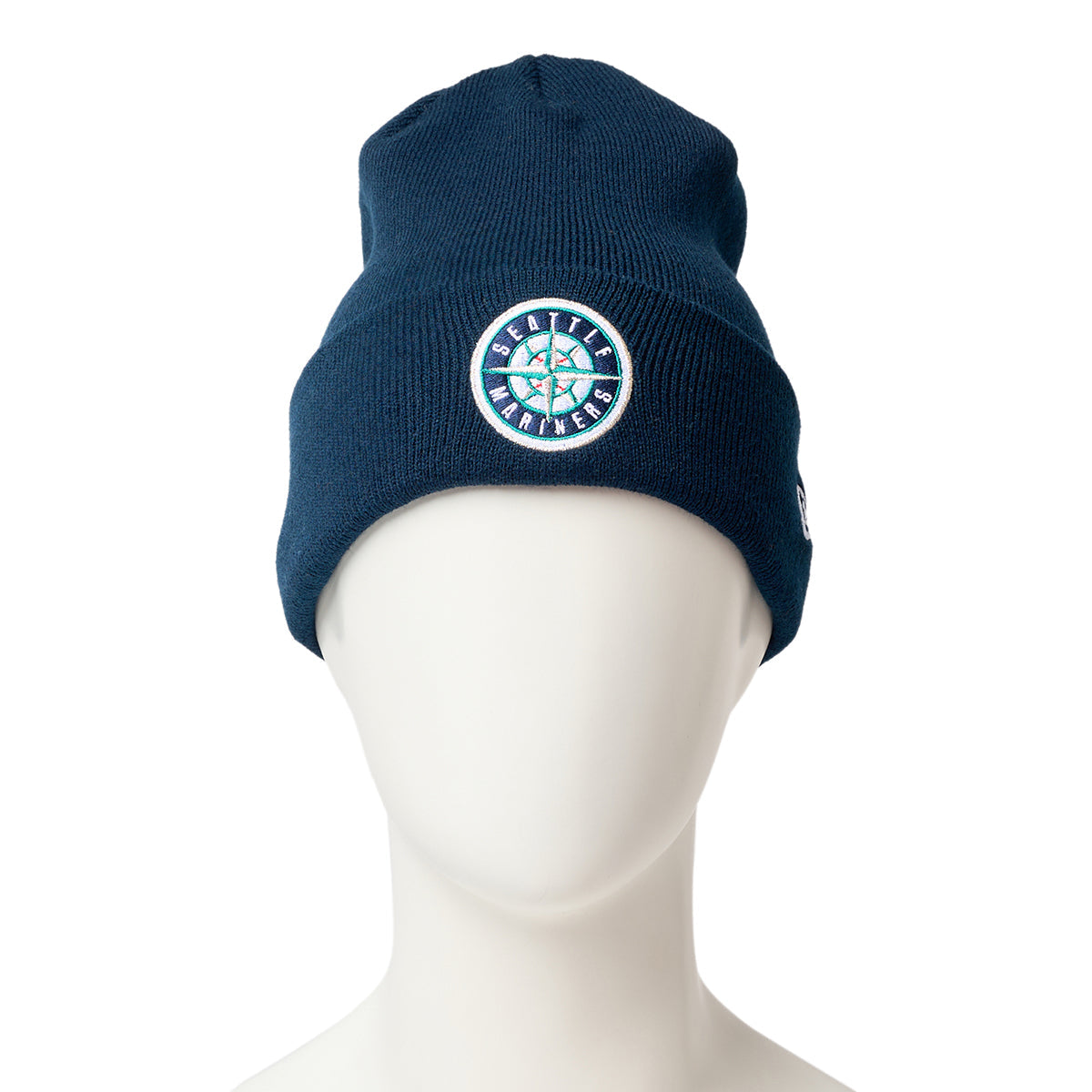 NEW ERA SEATTLE MARINERS BASIC CUFF KNIT ニューエラ シアトル・マリナーズ ベーシック カフ ニット 14670054【メンズ 帽子 ニットキャップ スポーツロゴ 球団 25FW】