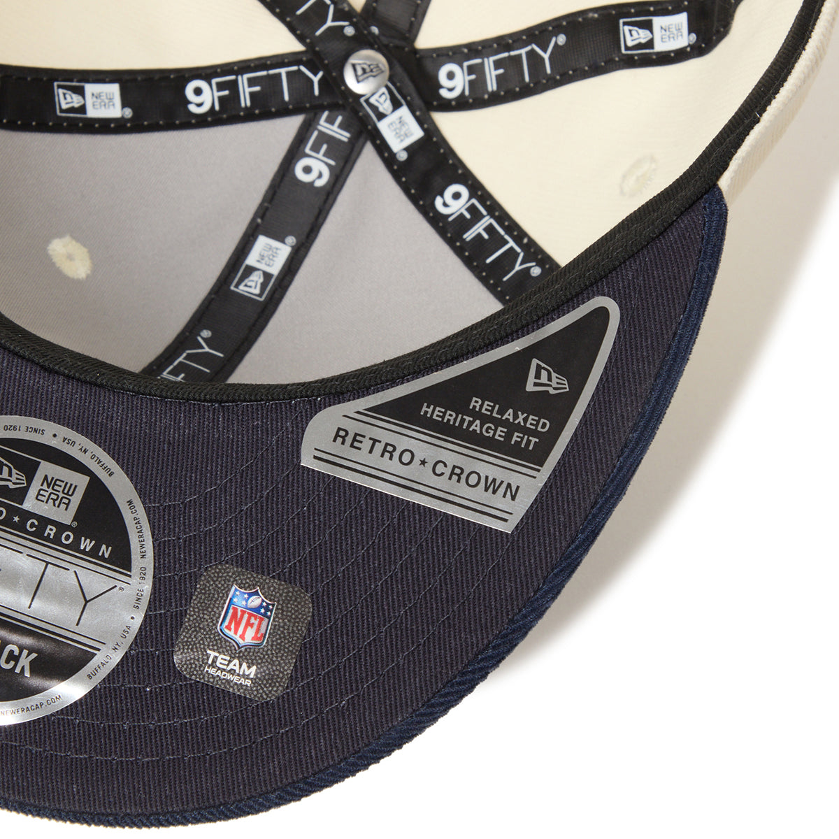 NEW ERA NFL NEW YORK GIANTS RETRO CROWN 9FIFTY Powered by Goro Nakatsugawa (MIN-NANO) ニューエラ NFL ニューヨーク・ジャイアンツ レトロ クラウン 950 中津川吾郎 14703358【メンズ 帽子 キャップ 球団 ロゴ コラボ 25FW】