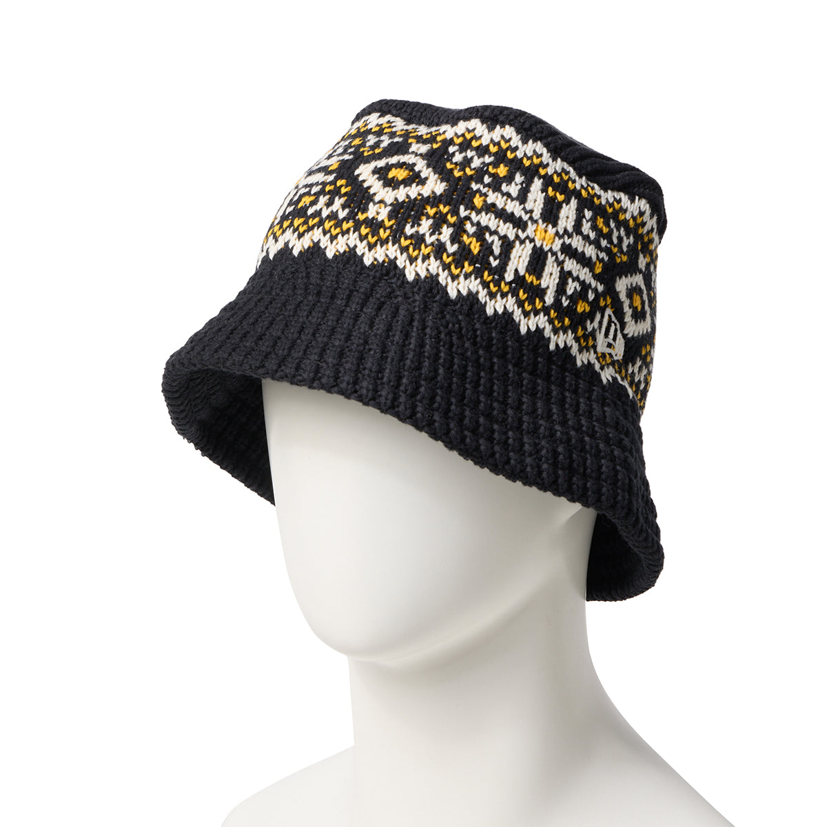 NEW ERA NORDIC KNIT BACKET Powered by Goro Nakatsugawa (MIN-NANO) ニューエラ ノルディック ニット バケット 中津川吾郎 14703366【メンズ 帽子 ハット ニット コラボ 25FW】