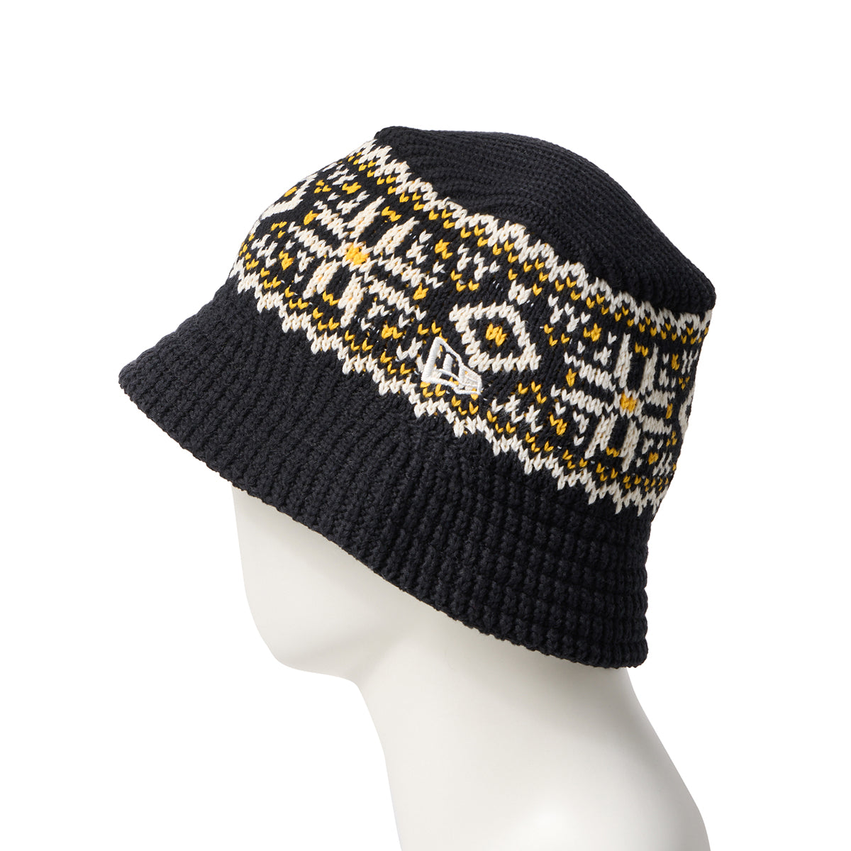NEW ERA NORDIC KNIT BACKET Powered by Goro Nakatsugawa (MIN-NANO) ニューエラ ノルディック ニット バケット 中津川吾郎 14703366【メンズ 帽子 ハット ニット コラボ 25FW】