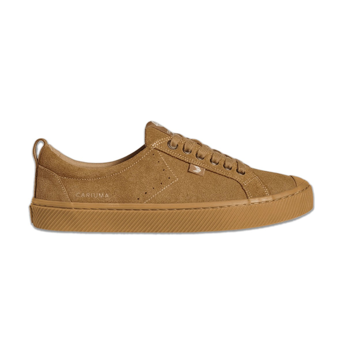 CARIUMA OCA LOW SUEDE カリウマ オカ ロー スエード 100102O03-ALL-CAMEL【レディース スニーカー スエード ローカット インソール クッション性 バルカナイズ 25FW】