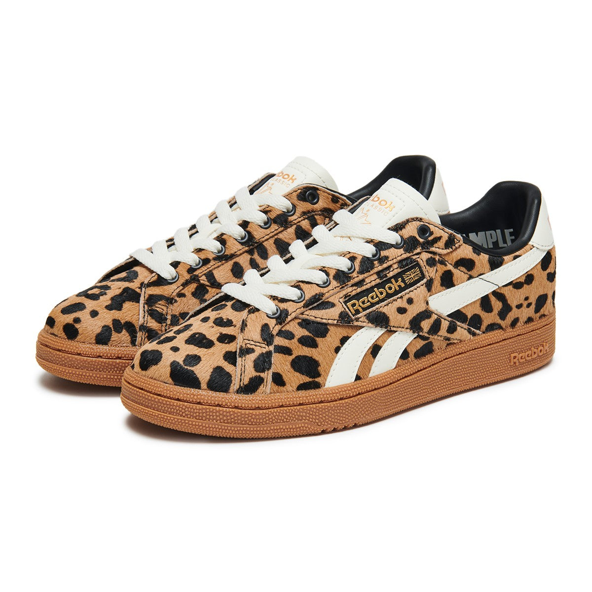 Reebok CLUB C GROUNDS UK リーボック クラブ シー グラウンズ UK 100229527【レディース スニーカー シューズ レオパード柄 ヒョウ柄 25FW】
