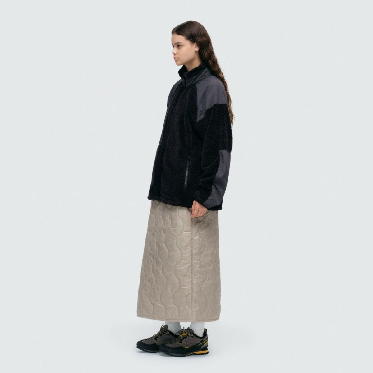 WILD THINGS LEVEL3 SHAGGY JACKET ワイルドシングス レベル3 シャギージャケット WT252-26【メンズ フリース ジャケット 軽量 保温性 ストレッチ ミドルレイヤー シンプル 25FW】