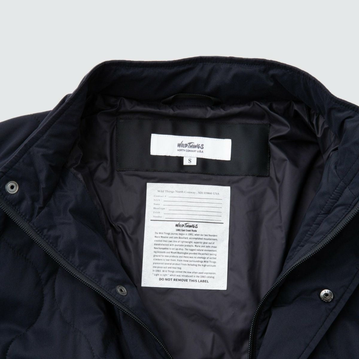 WILD THINGS QUILTING MONSTER PARKA ワイルドシングス キルティング モンスターパーカー WTL25104SN【レディース アウター 撥水 中綿 軽量 保温性 ストレッチ 25FW】