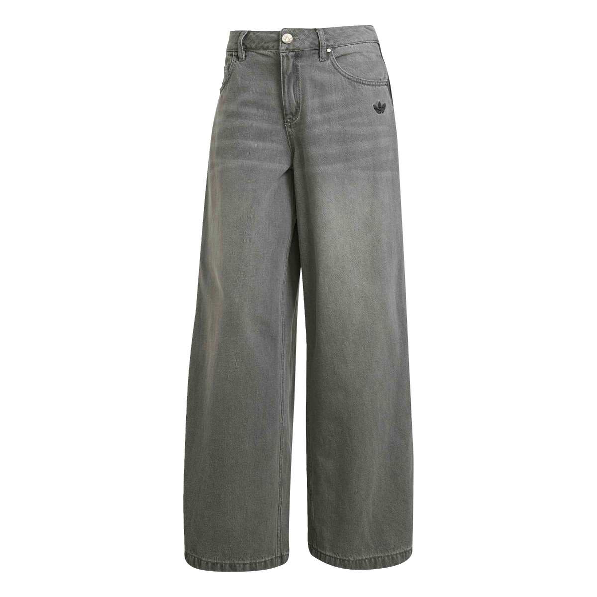 adidas Originals ADICOLOR FIREBIRD OVERSIZED DENIM PANT アディダスオリジナルス アディカラー デニム Adilenium パンツ SW220【レディース デニムパンツ ルーズフィット デイリーユーズ 25FW】