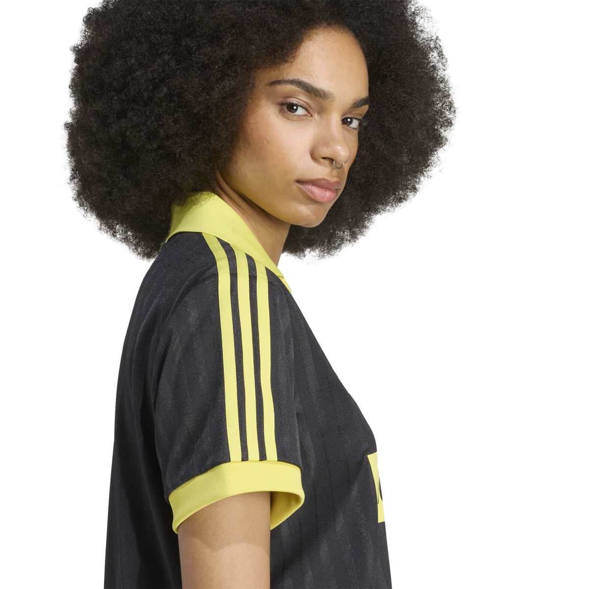 adidas Originals GRAPHIC FOOTBALL INSPIRED JERSEY アディダスオリジナルス サッカー インスパイアード グラフィック ジャージ TX151【レディース 半袖Tシャツ ジャージ ユニフォーム カジュアル 25FW】