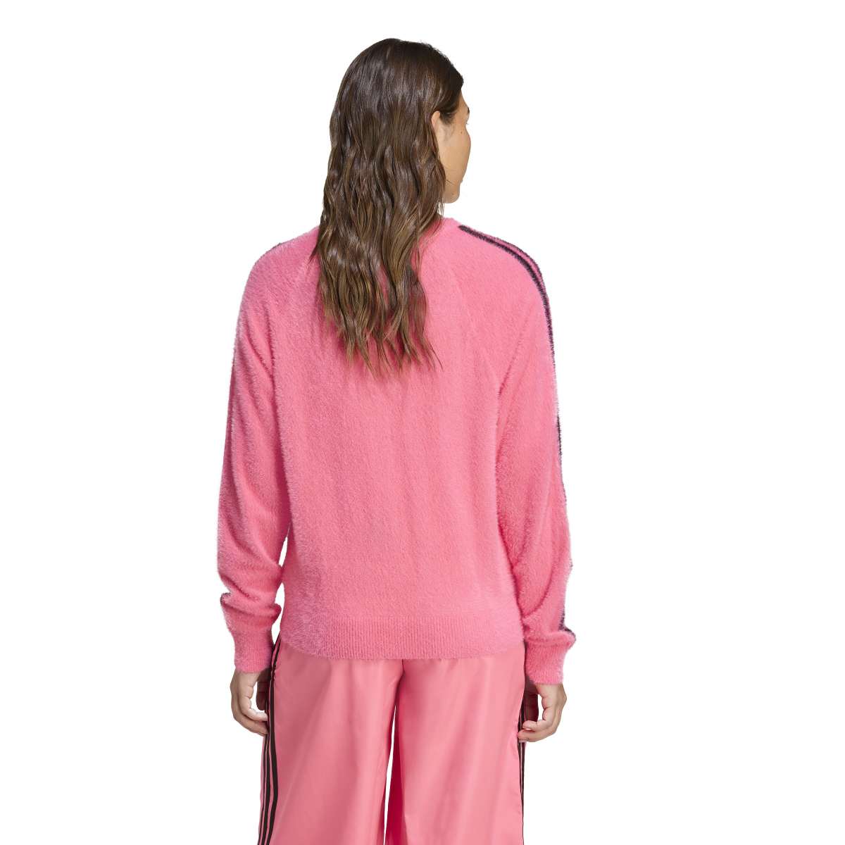 adidas Originals ADICOLOR HOLIDAY KNIT SWEATER アディダスオリジナルス アディカラー ホリデー ニット セーター TZ020【レディース セーター ニット スリーストライプ ルーズフィット 快適 25FW】