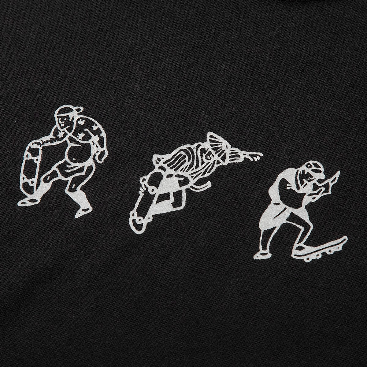 坩堝 Skate park S/S t-shirts (RUTSUBO×YU SUDA) RUTSUBO スケート パーク ショートスリーブ Tシャツ R25SS-SUDA-TS3【メンズ 半袖Tシャツ コラボ バッグプリント 25SS】