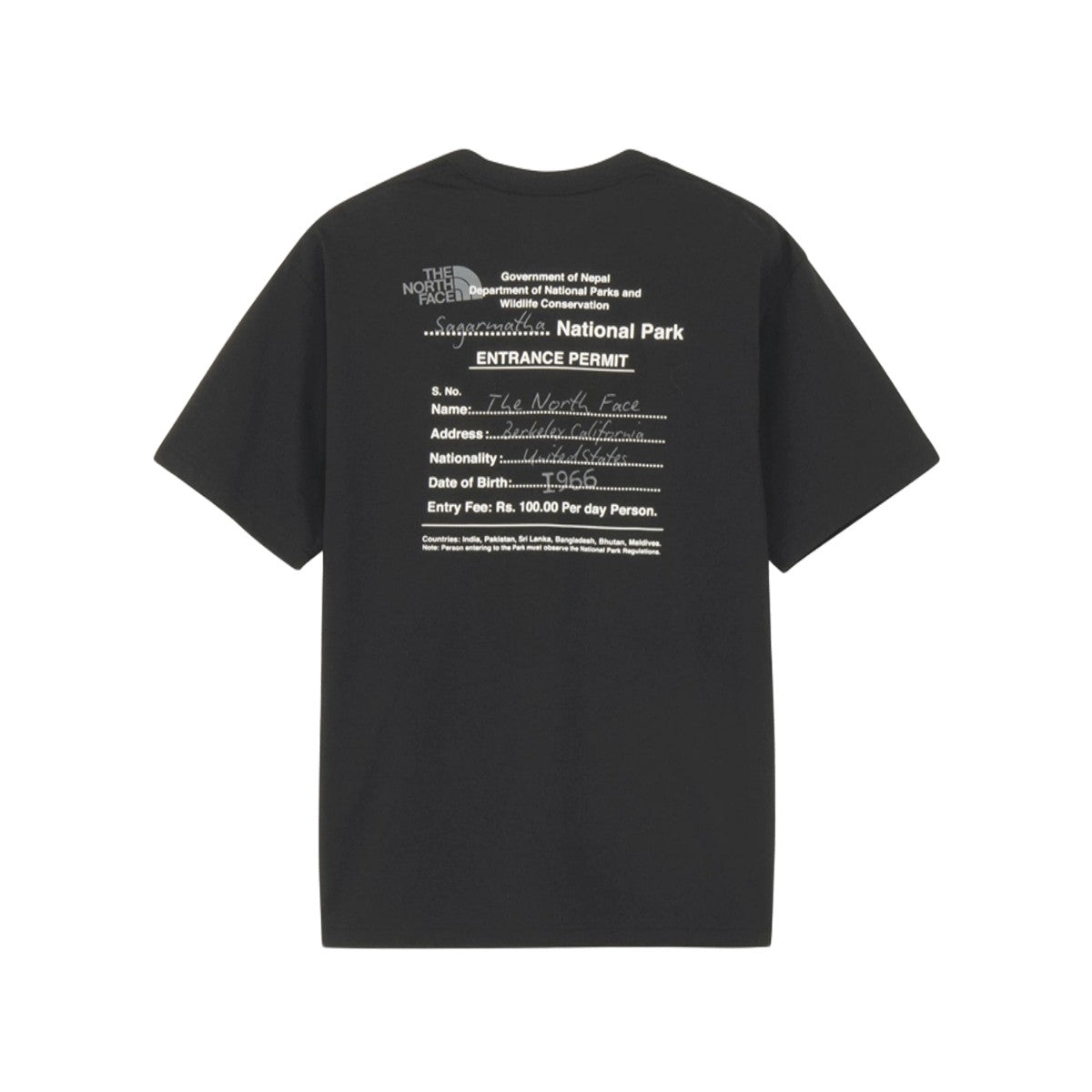 S/S ENTRANCE PERMISSION TEE 【6月28日以降発送予定】