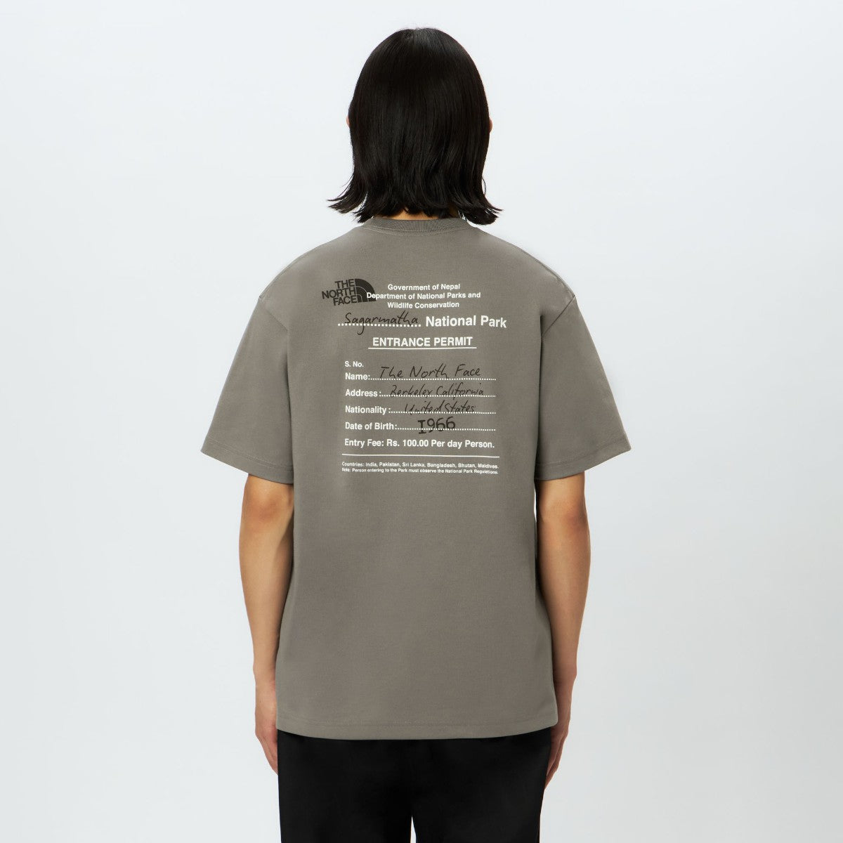 S/S ENTRANCE PERMISSION TEE 【6月28日以降発送予定】