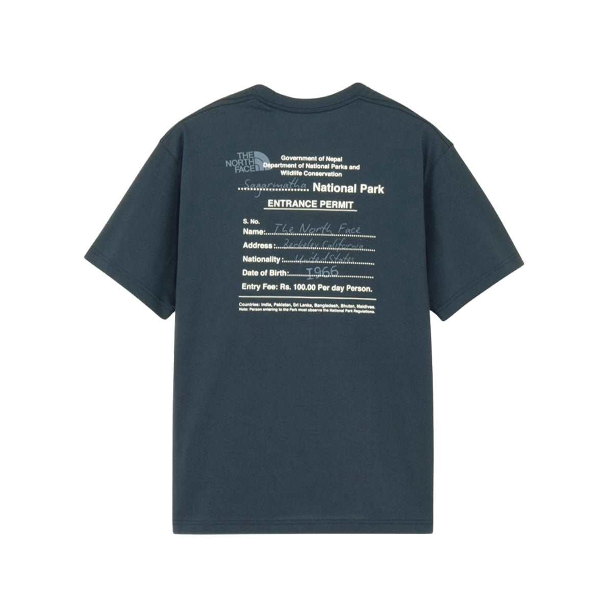S/S ENTRANCE PERMISSION TEE 【6月28日以降発送予定】