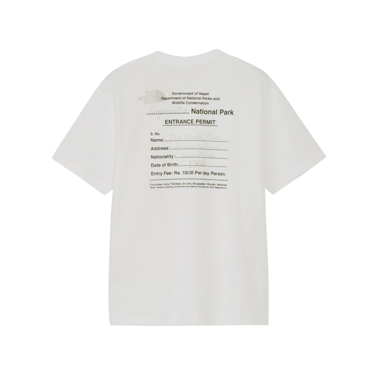 S/S ENTRANCE PERMISSION TEE 【6月28日以降発送予定】