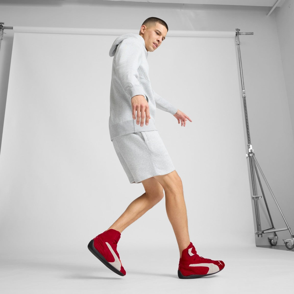 PUMA SPEEDCAT MID プーマ スピードキャット ミッド 400384-02【メンズ スニーカー ミッドカット スエード モータースポーツ 25FW】