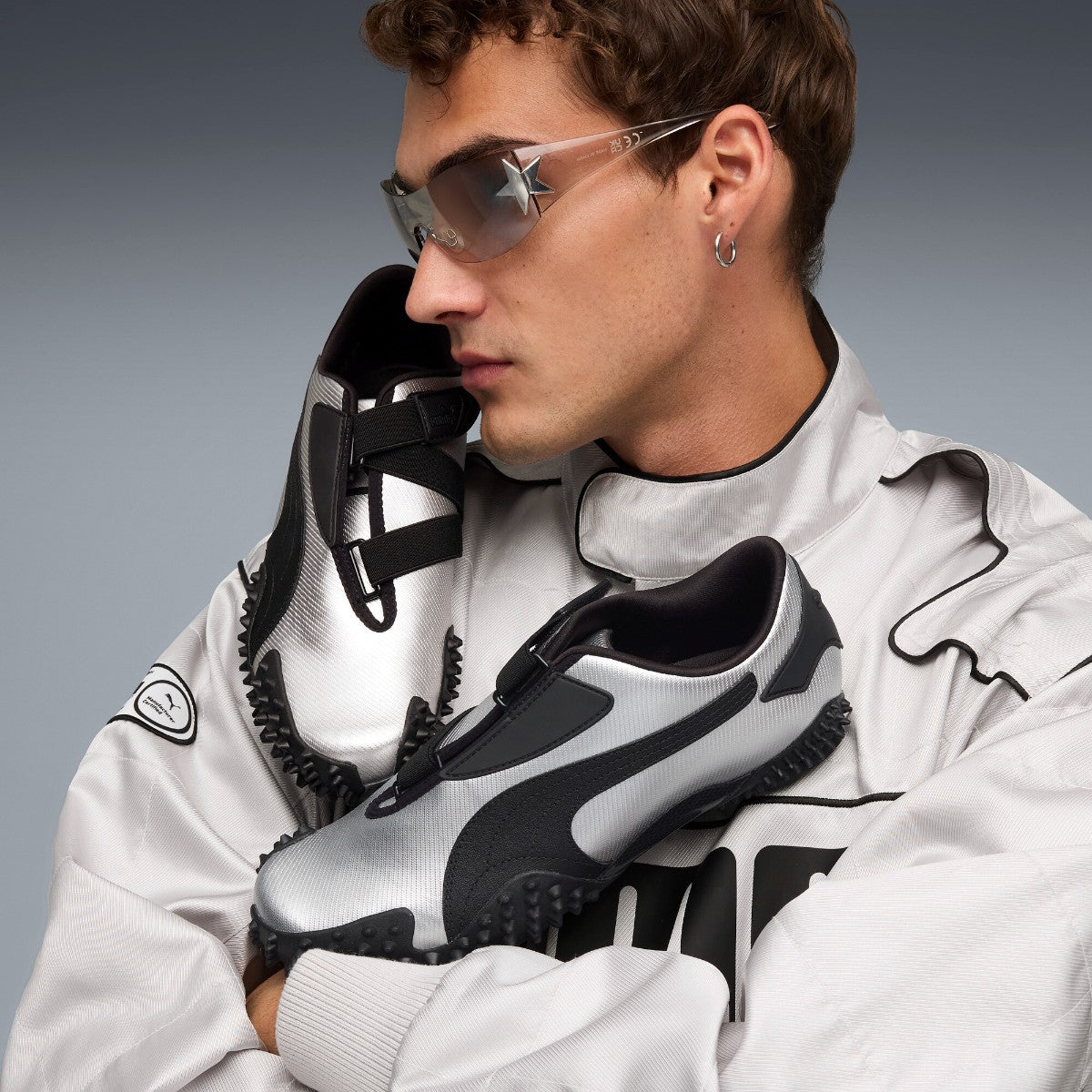 PUMA MOSTRO METAL プーマ モストロ メタル 403188-01【メンズ スニーカー ロープロファイル デザイン スタイリッシュ スパイク 25FW】