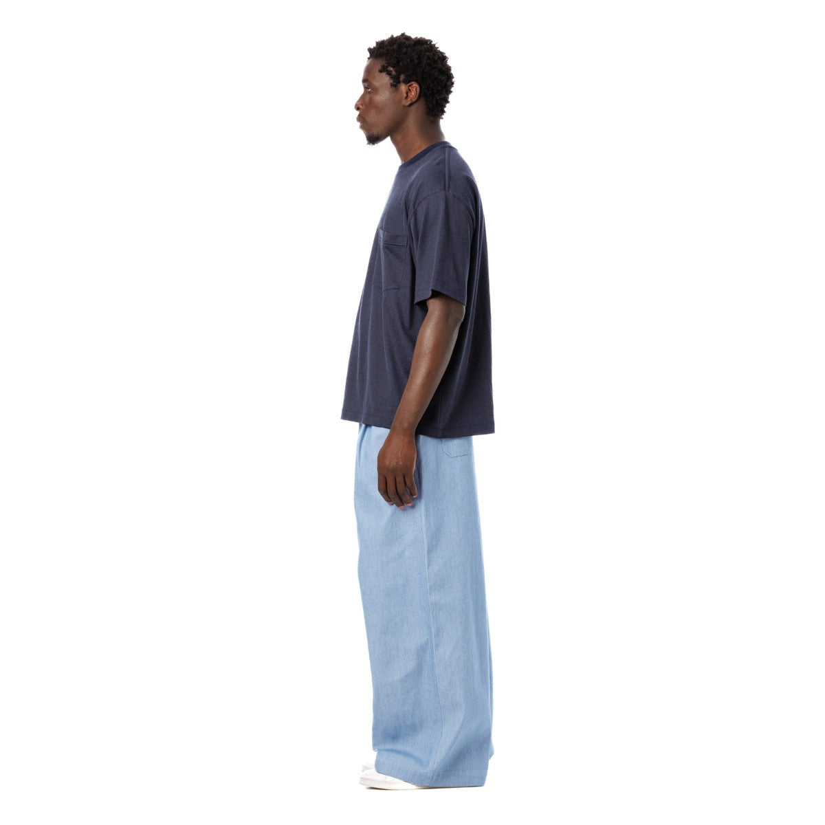Sandinista Light Denim Easy Baggy Pants サンディニスタ ライトデニム イージー バギーパンツ 60425SU01-BT【メンズ イージーパンツ デニム ストレート 25SS】