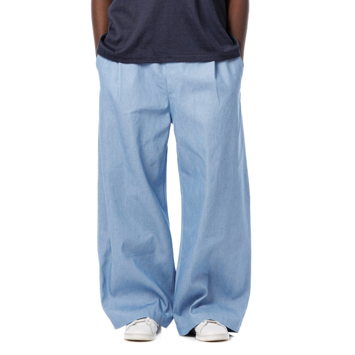 Sandinista Light Denim Easy Baggy Pants サンディニスタ ライトデニム イージー バギーパンツ 60425SU01-BT【メンズ イージーパンツ デニム ストレート 25SS】