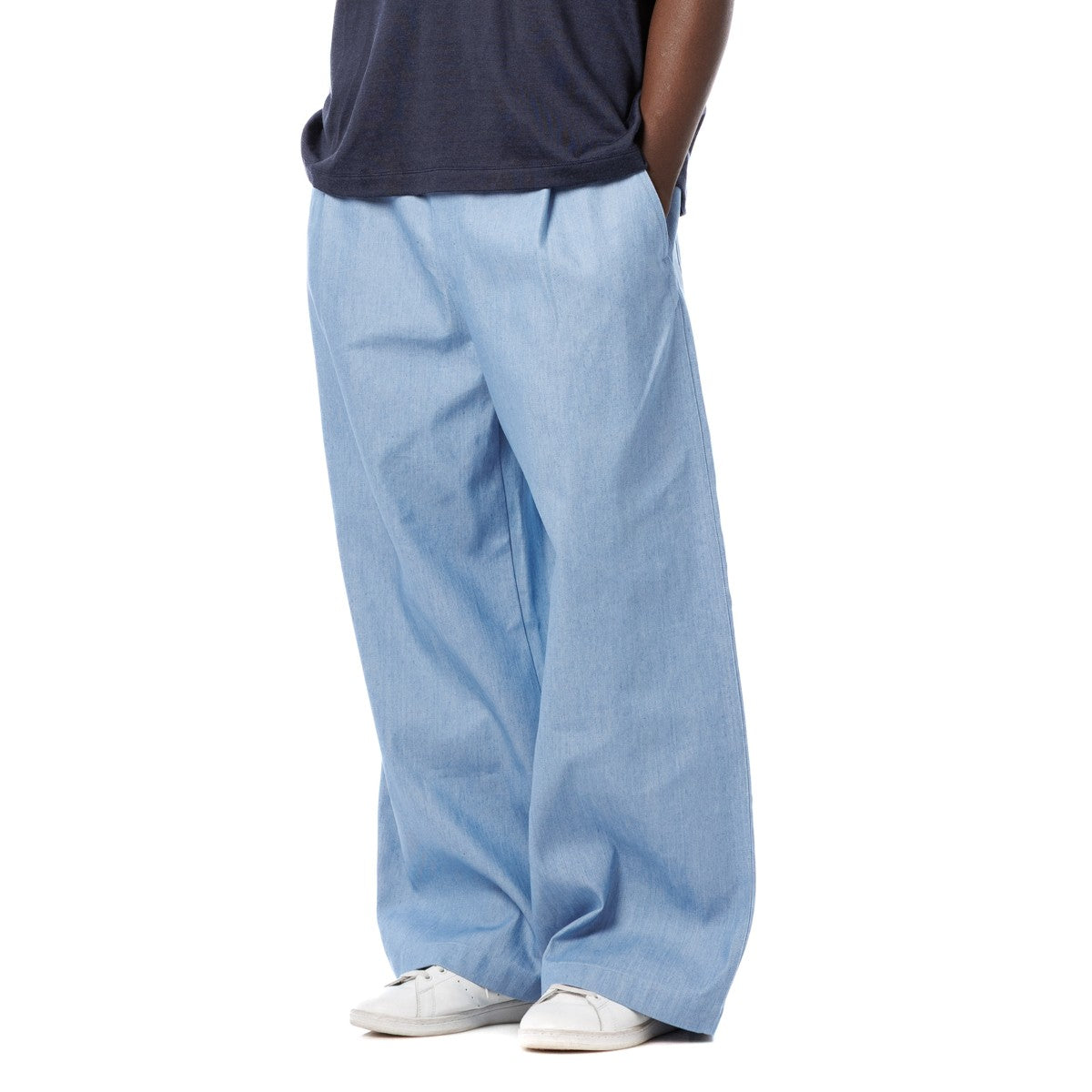 Sandinista Light Denim Easy Baggy Pants サンディニスタ ライトデニム イージー バギーパンツ 60425SU01-BT【メンズ イージーパンツ デニム ストレート 25SS】