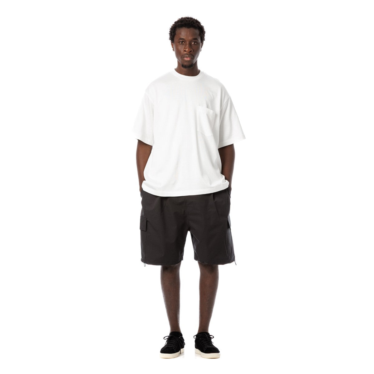 Sandinista 2way Stretch Tuck Cargo Shorts サンディニスタ 2ウェイ ストレッチ タック カーゴ ショーツ 60425SU02-BT【メンズ ハーフパンツ 短パン 無地 撥水 ストレッチ 25SS】