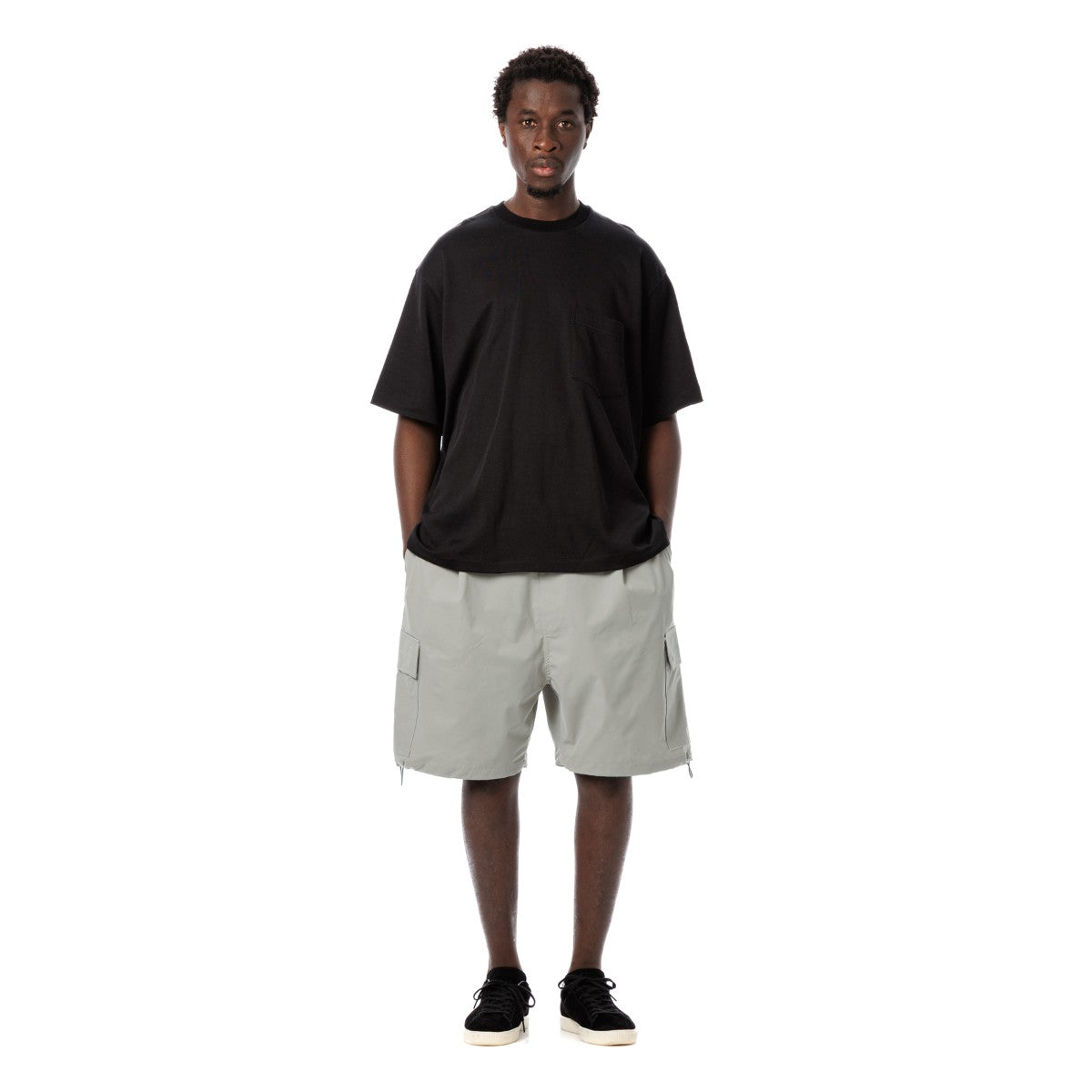 Sandinista 2way Stretch Tuck Cargo Shorts サンディニスタ 2ウェイ ストレッチ タック カーゴ ショーツ 60425SU02-BT【メンズ ハーフパンツ 短パン 無地 撥水 ストレッチ 25SS】
