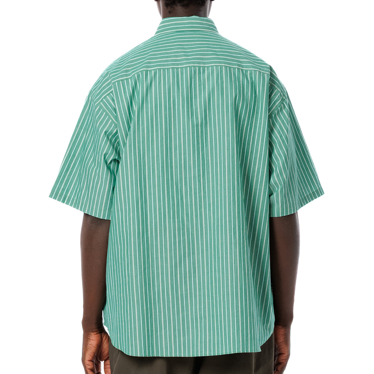 Stripe Oversized Pocket S/S Shirt