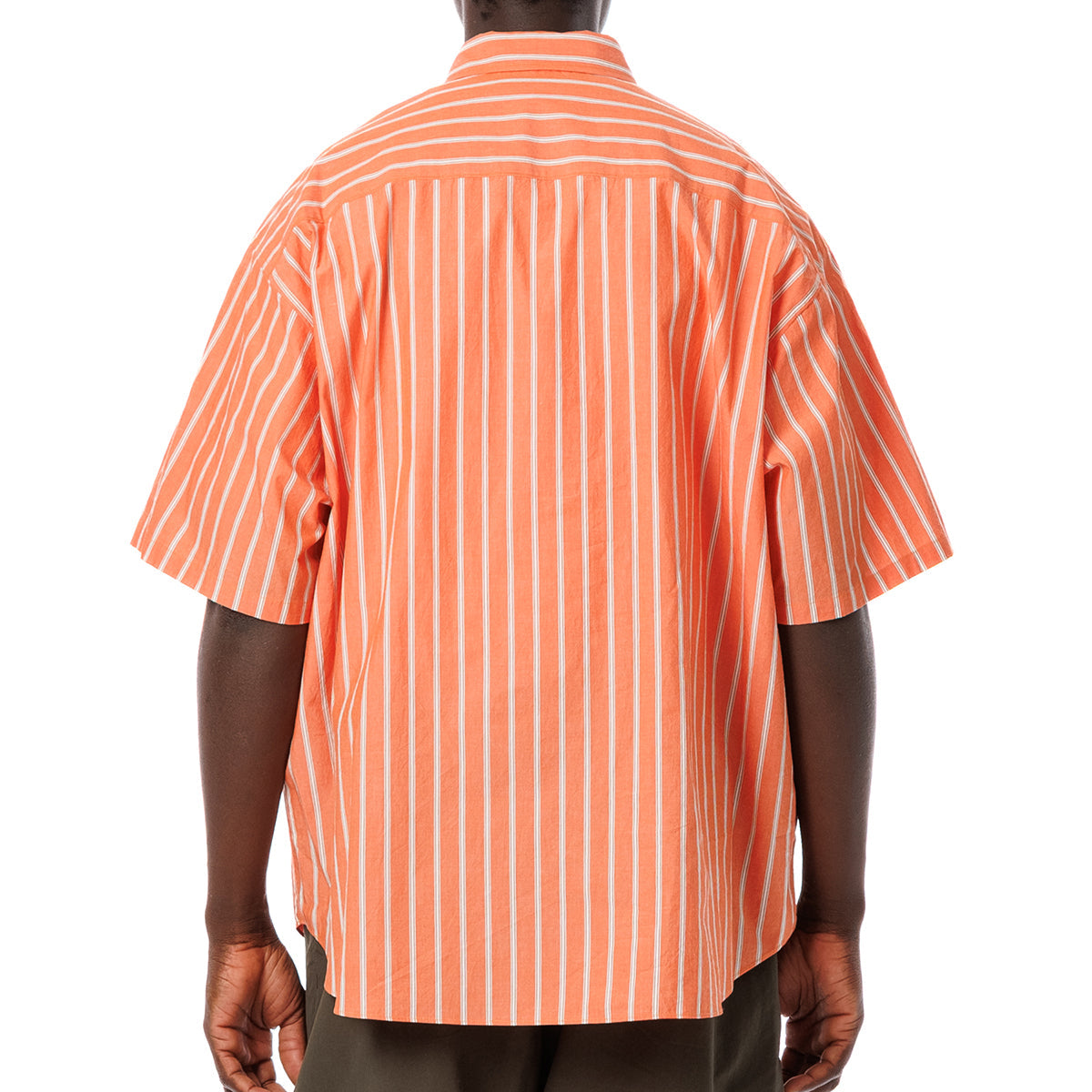 Stripe Oversized Pocket S/S Shirt