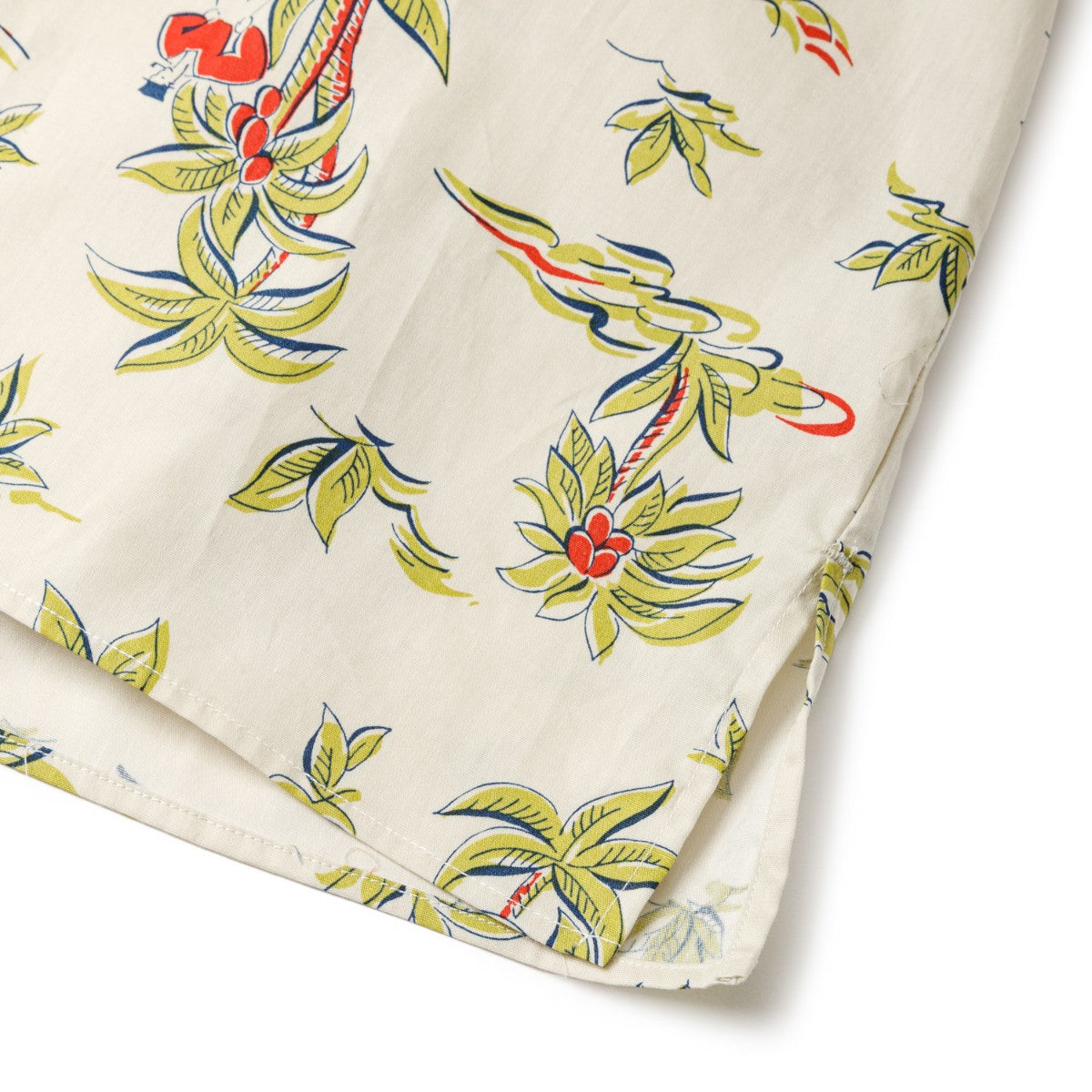 Sandinista Open Collar S/S Shirt サンディニスタ オープンカラー ショートスリーブ シャツ 60425SU06-TP【メンズ 半袖開衿シャツ 総柄 ワイドシルエット 25SS】