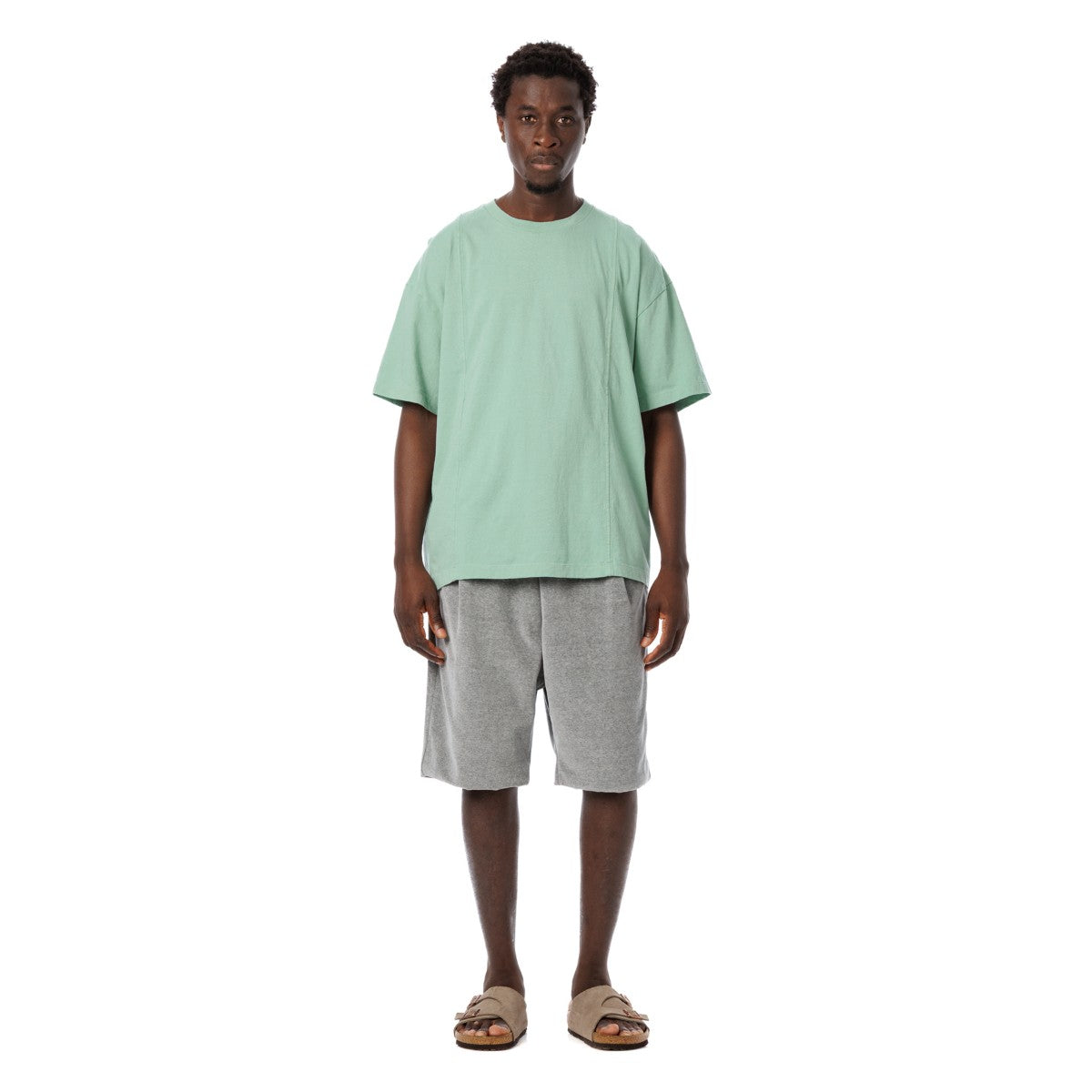 Sandinista American Cotton Switching Tee サンディニスタ アメリカンコットン スイッチング ティー 60425SU08-TP【メンズ 半袖Tシャツ カットソー ワンウォッシュ 25SS】